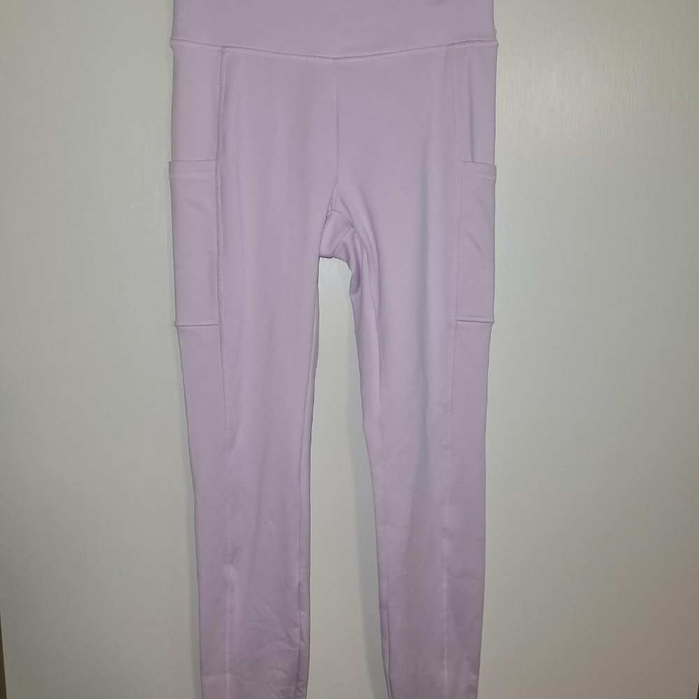 Marika pink leggings with pockets, size small